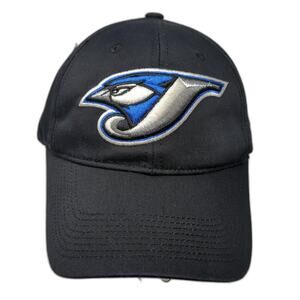 Team MLB Toronto Blue Jays Strapback Baseball Cap Hat Black One Size MLB
